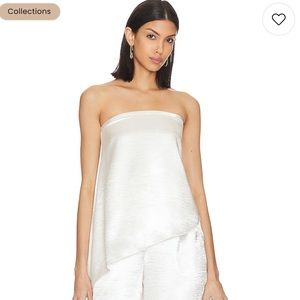 AIIFOS Ashlee Top in Metallic White